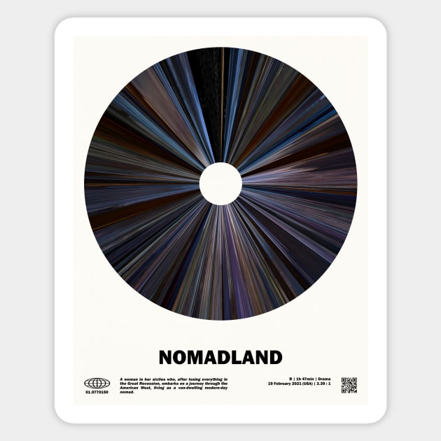 minimal_Nomadland Warp Movie Sticker by silver-light